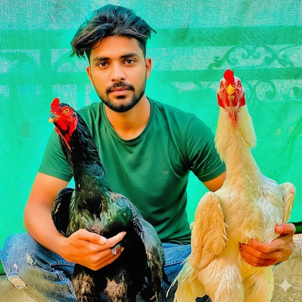Happy Poultry Farmer